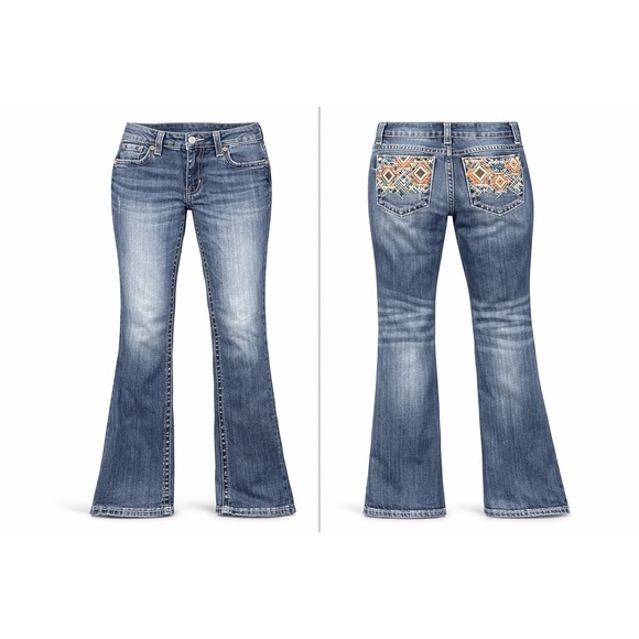 Miss Me VTG Straight JD1042TL  Jeans Womens 30 THICK STITCH Pockets Low Rise Y2K - Picture 2 of 10